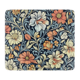 William Morris style floral acanthus pattern カッティングボード