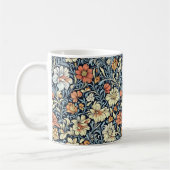 William Morris style floral acanthus pattern コーヒーマグカップ (左)