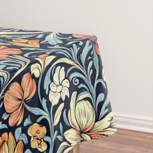 William Morris style floral acanthus pattern テーブルクロス (インサイチュ)