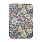 William Morris style floral acanthus pattern バスマット (正面縦)