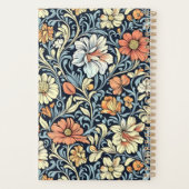 William Morris style floral acanthus pattern プランナー手帳 (裏面)