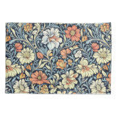William Morris style floral acanthus pattern 枕カバー (裏面-左)