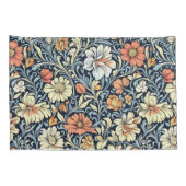 William Morris style floral acanthus pattern 枕カバー (裏面-右)
