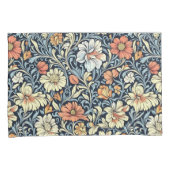 William Morris style floral acanthus pattern 枕カバー (正面右)