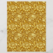William Morris Sunflowers、マスタード金ゴールド、黄色 (正面)