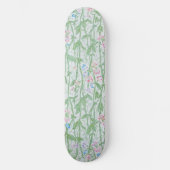 William Morris Sweet Pea Floral Pattern Classic スケートボード (正面)