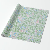 William Morris Sweet Pea Floral Pattern Classic ラッピングペーパー (アンロールド)