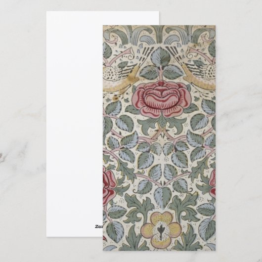 William Morris - The Rose Pattern シーズンカード (正面/裏面)