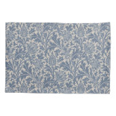William Morris Thistle Sage Blue Pattern 枕カバー (裏面)
