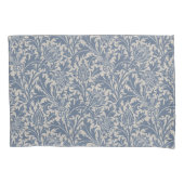 William Morris Thistle Sage Blue Pattern 枕カバー (正面)