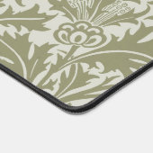 William Morris Thistle Sage Green Pattern デスクマット (コーナー)