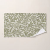 William Morris Thistle Sage Green Pattern バスタオルセット (ハンドタオル)