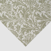 William Morris Thistle Sage Green Pattern 薄葉紙 (詳細)