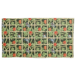 William Morris Trellis Pattern in Green 枕カバー