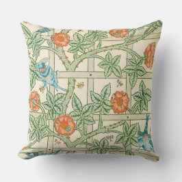 William Morris Trellis Victorian Wallpaper クッション