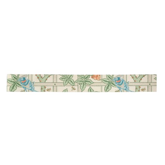 William Morris Trellis Victorian Wallpaper サテンリボン (正面)