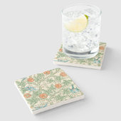 William Morris Trellis Victorian Wallpaper ストーンコースター (横)