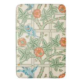 William Morris Trellis Victorian Wallpaper バスマット