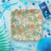 William Morris Trellis Victorian Wallpaper ペーパープレート (パーティー)