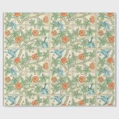 William Morris Trellis Victorian Wallpaper ラッピングペーパー (フラット)