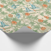 William Morris Trellis Victorian Wallpaper ラッピングペーパー (角)