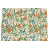 William Morris Trellis Victorian Wallpaper ラージペーパーバッグ (裏面)