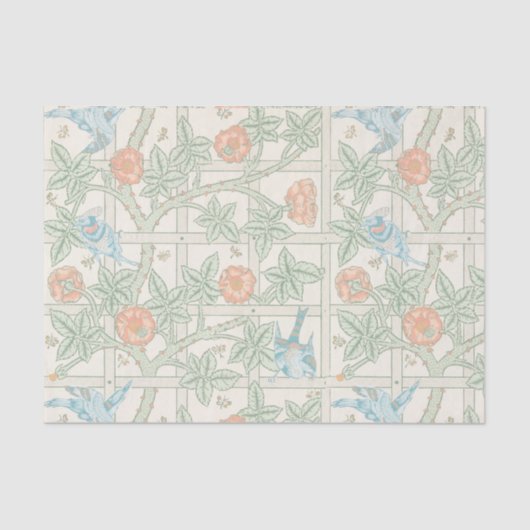 William Morris Trellis Victorian Wallpaper 薄葉紙 (正面)