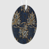william morris tulip and willow tapestry pattern オーナメント (正面)