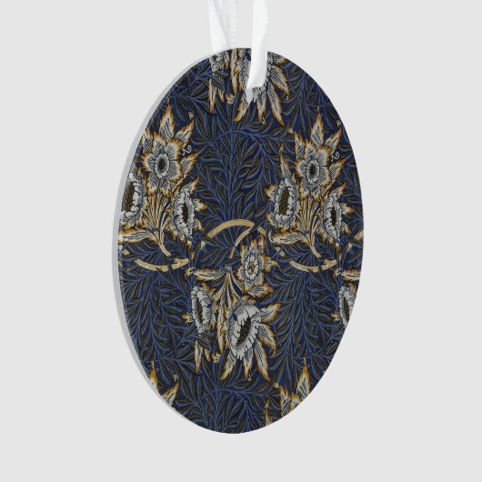 william morris tulip and willow tapestry pattern オーナメント (正面)