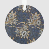 william morris tulip and willow tapestry pattern オーナメント (裏面)