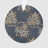 william morris tulip and willow tapestry pattern オーナメント (正面)
