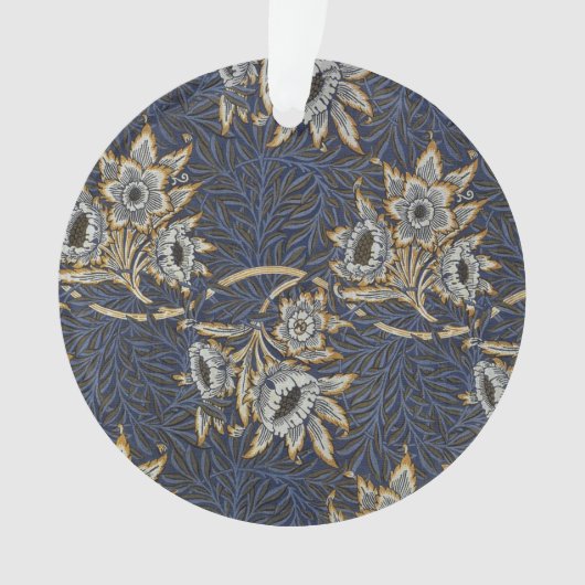william morris tulip and willow tapestry pattern オーナメント (正面)