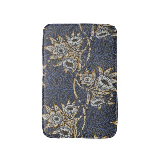 william morris tulip and willow tapestry pattern バスマット (正面縦)