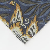 william morris tulip and willow tapestry pattern フリースブランケット (角)