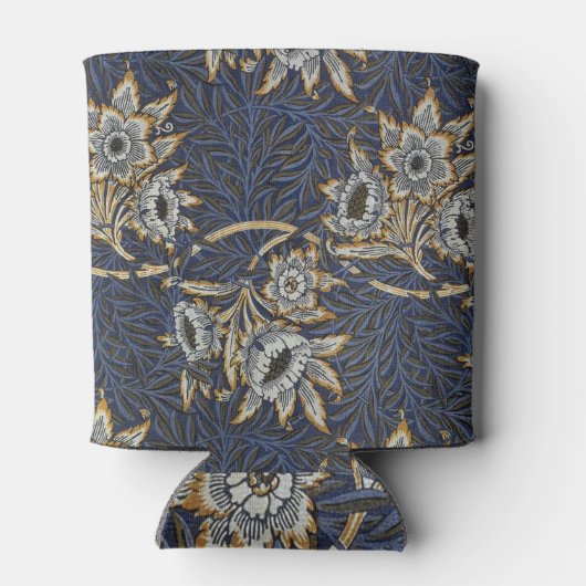 william morris tulip and willow tapestry pattern 缶クーラー (裏面)
