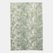 William Morris Tulip Wallpaper Classic Green キッチンタオル (縦)