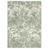 William Morris Tulip Wallpaper Classic Green クリップボード (裏面)