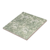 William Morris Tulip Wallpaper Classic Green タイル (側面)