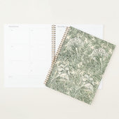 William Morris Tulip Wallpaper Classic Green プランナー手帳 (ディスプレー)