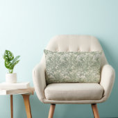 William Morris Tulip Wallpaper Classic Green ランバークッション (椅子)