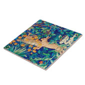 William Morris "Two Hares" – ワイルドウサギ タイル (側面)