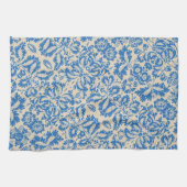 William Morris Venetian Flower Damask Brocade キッチンタオル (横)
