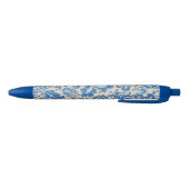 William Morris Venetian Flower Damask Brocade 黒ボールペン (ボトム)