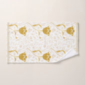 William Morris Vintage Gold Tulip Towel バスタオルセット (ハンドタオル)