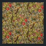 William Morris Vintage Golden Lilly Floral Design ポスター<br><div class="desc">Antique Floral Wallpaper Golden Lilly by Dearle The Vintage Golden Lilly Floral pattern by 19th Century British wallpaper designer John Henry Dearle, working for the William Morris company, shows off a beautiful pattern of blue and red flowers, golden lilies, and green swirling leaves in a soft green and tan design....</div>