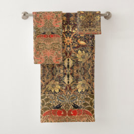 William Morris  Vintage Peacock Dragon バスタオルセット