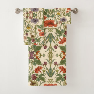 William Morris vintage Pimpernel Pre-Raphaelite バスタオルセット