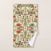 William Morris vintage Pimpernel Pre-Raphaelite バスタオルセット (ハンドタオル)