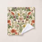 William Morris vintage Pimpernel Pre-Raphaelite バスタオルセット (ウォッシュタオル)