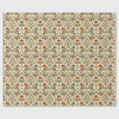 William Morris vintage Pimpernel Pre-Raphaelite  ラッピングペーパー (フラット)